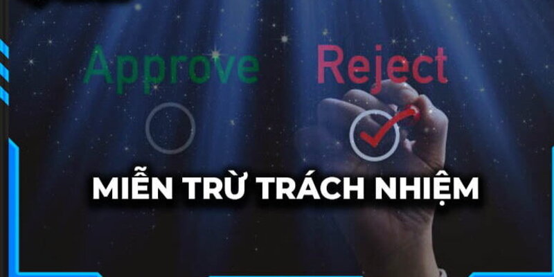 Miễn trừ trách nhiệm nếu sự cố từ phía người chơi